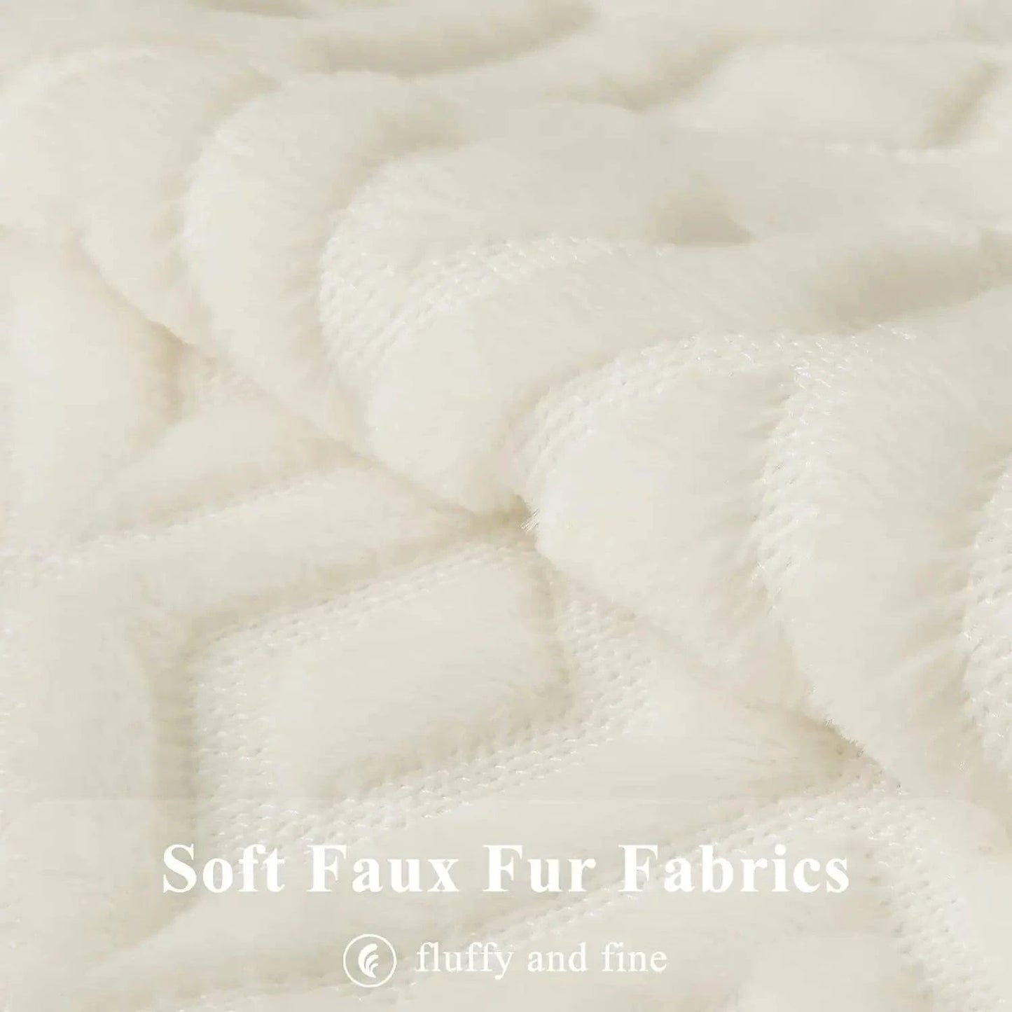 Soft Faux Fur Throw Pillow Covers - STripleB