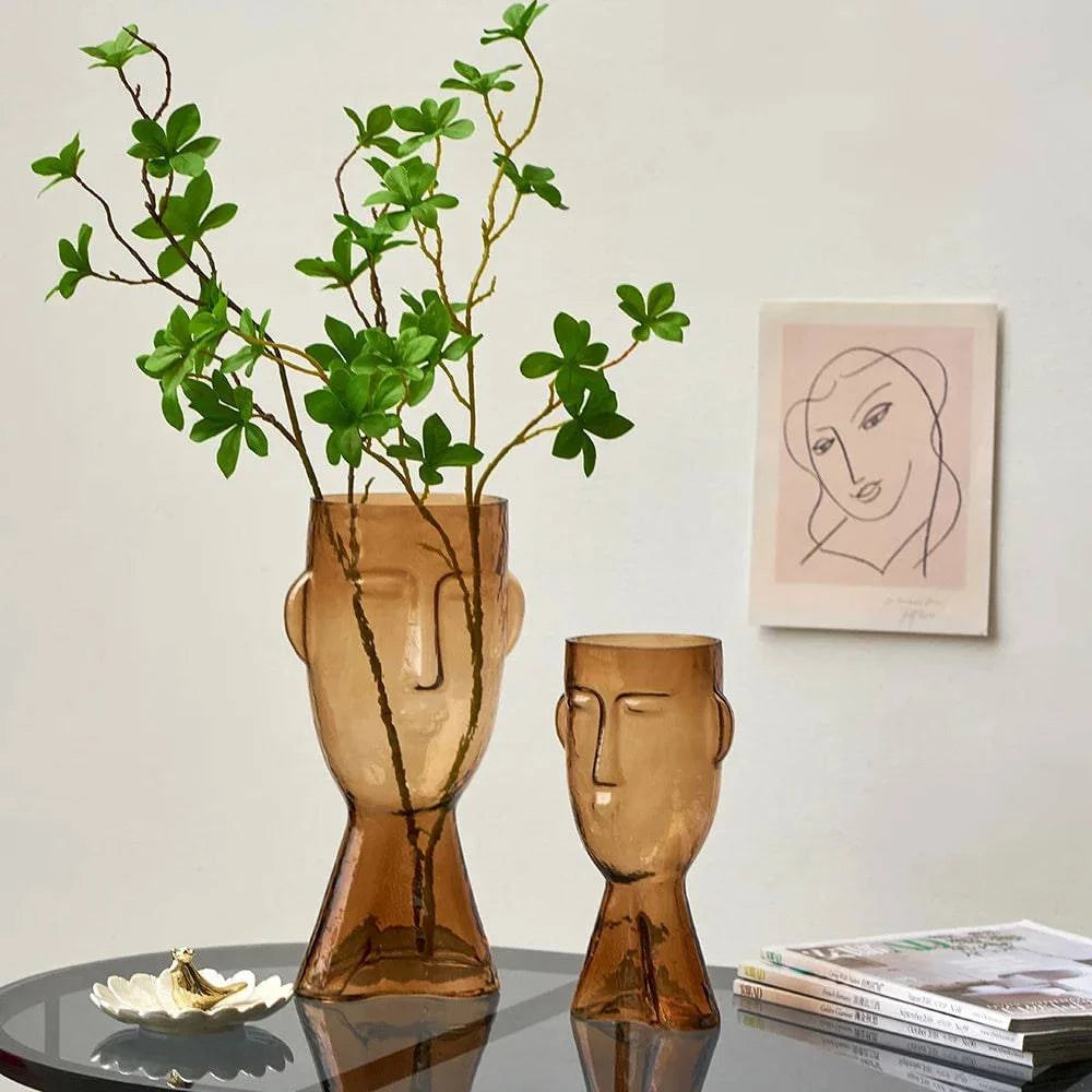 Face Glass Transparent Terrarium Vases - STripleB