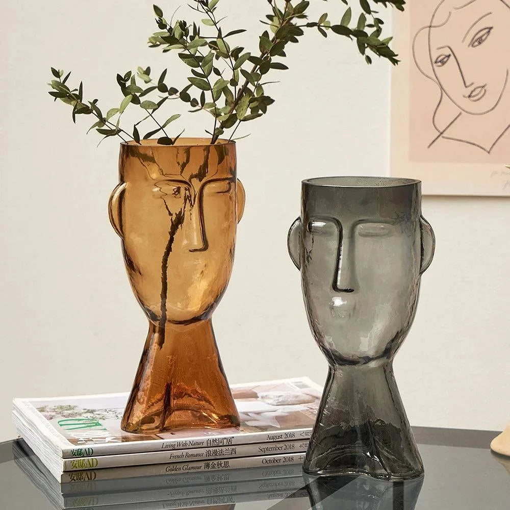 Face Glass Transparent Terrarium Vases - STripleB