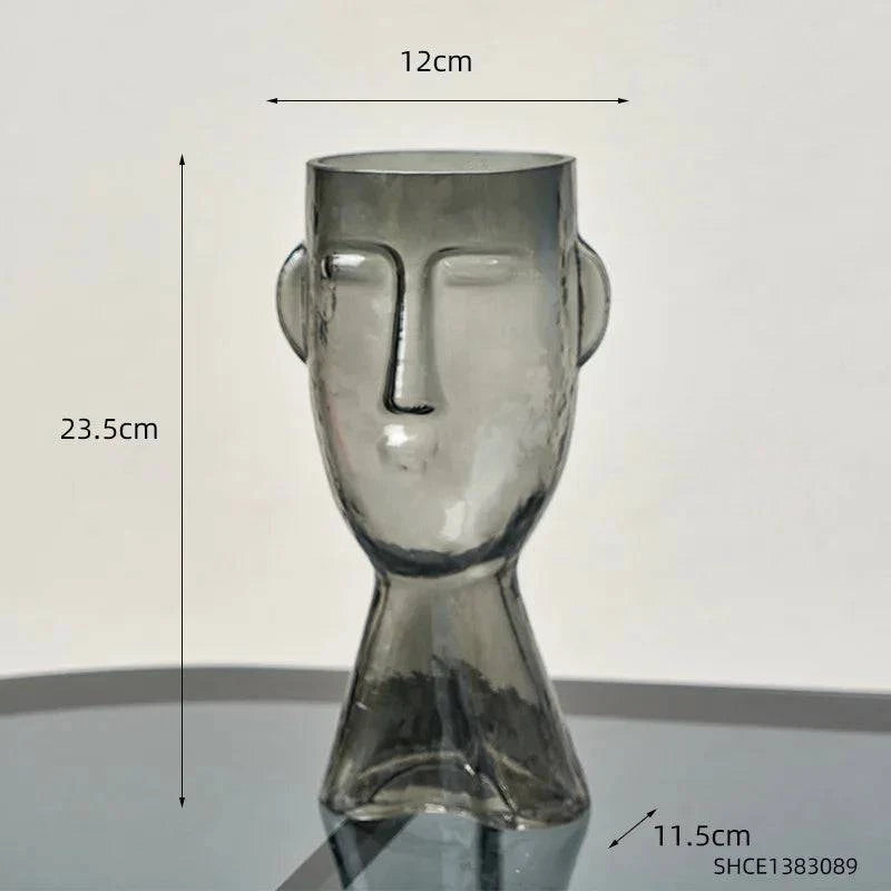 Face Glass Transparent Terrarium Vases - STripleB