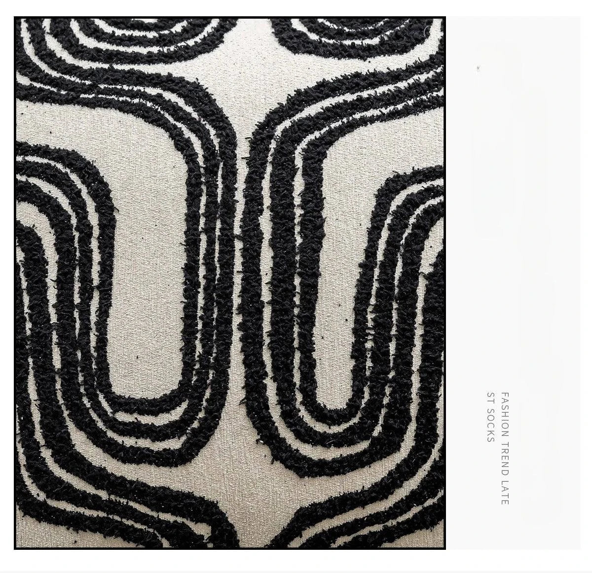 Black Throws Pillow Covers - STripleB