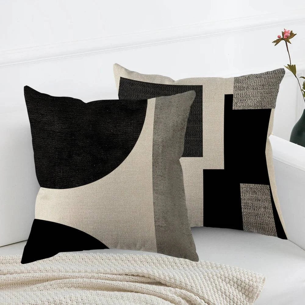 Abstract Boho Geometric Throw Pillow Covers - STripleB