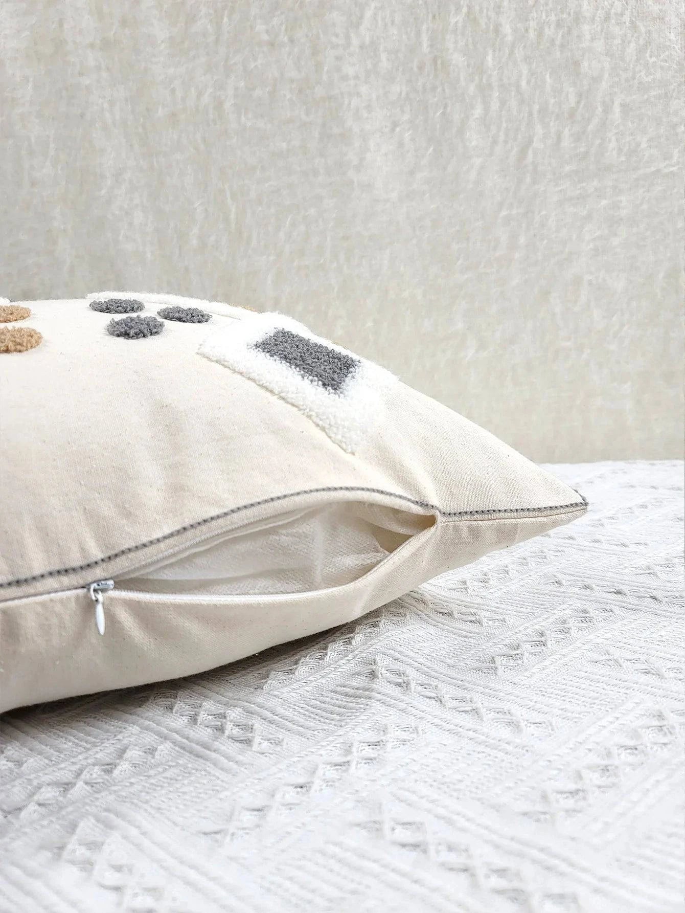 Geometric Embroidered Throw Pillow Covers - STripleB
