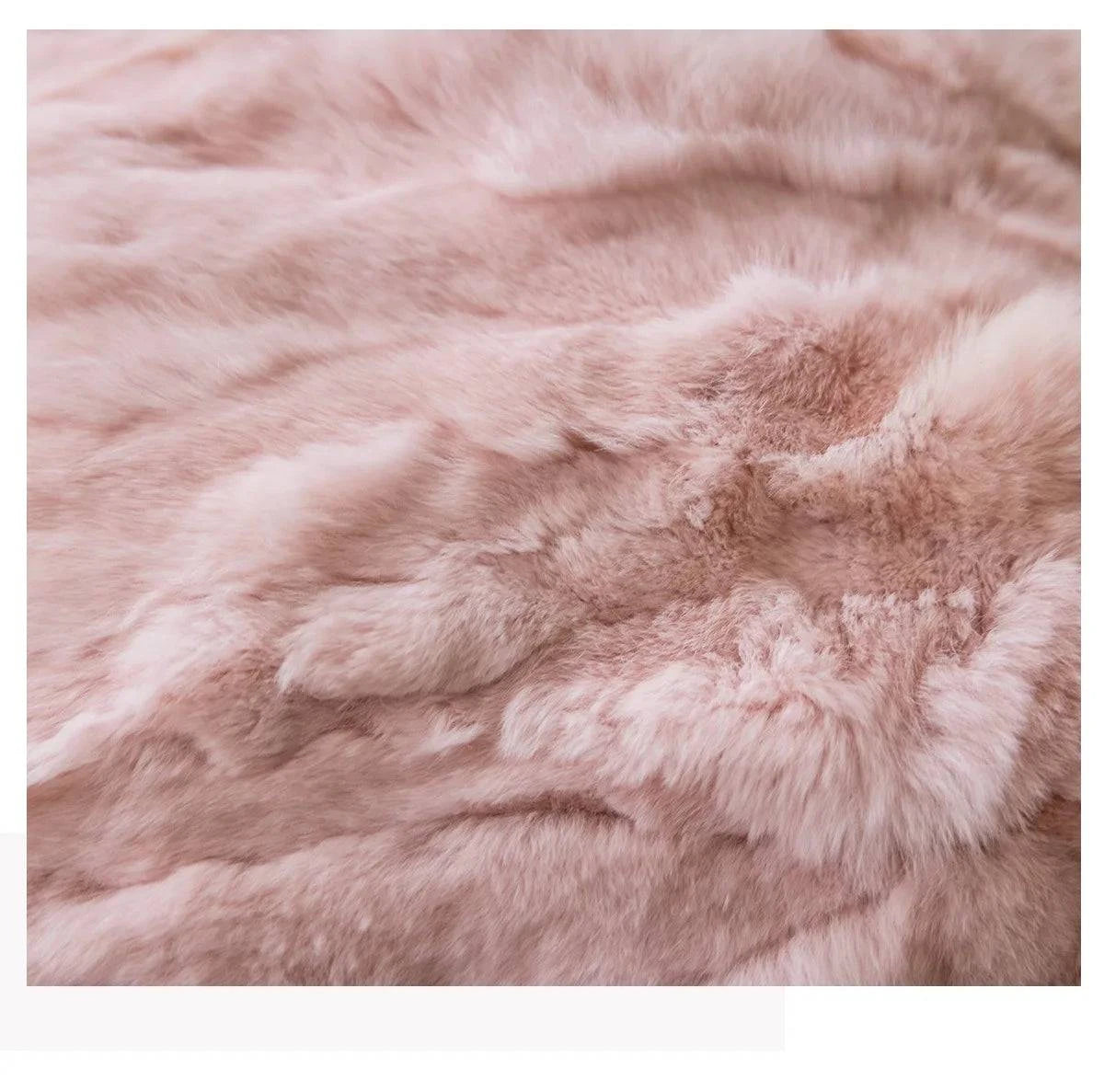 French Pink Plush Pillowcases - STripleB