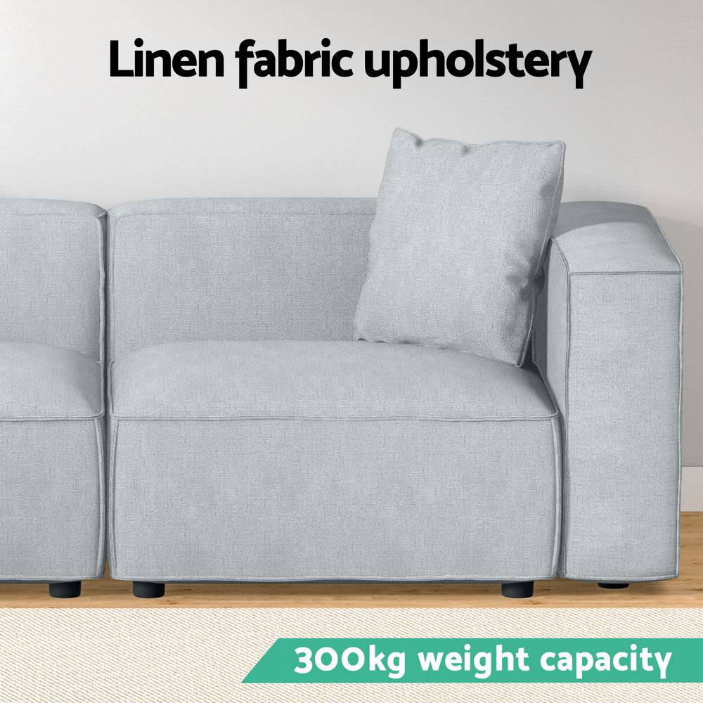 2-Seater Sofa - Grey - STripleB