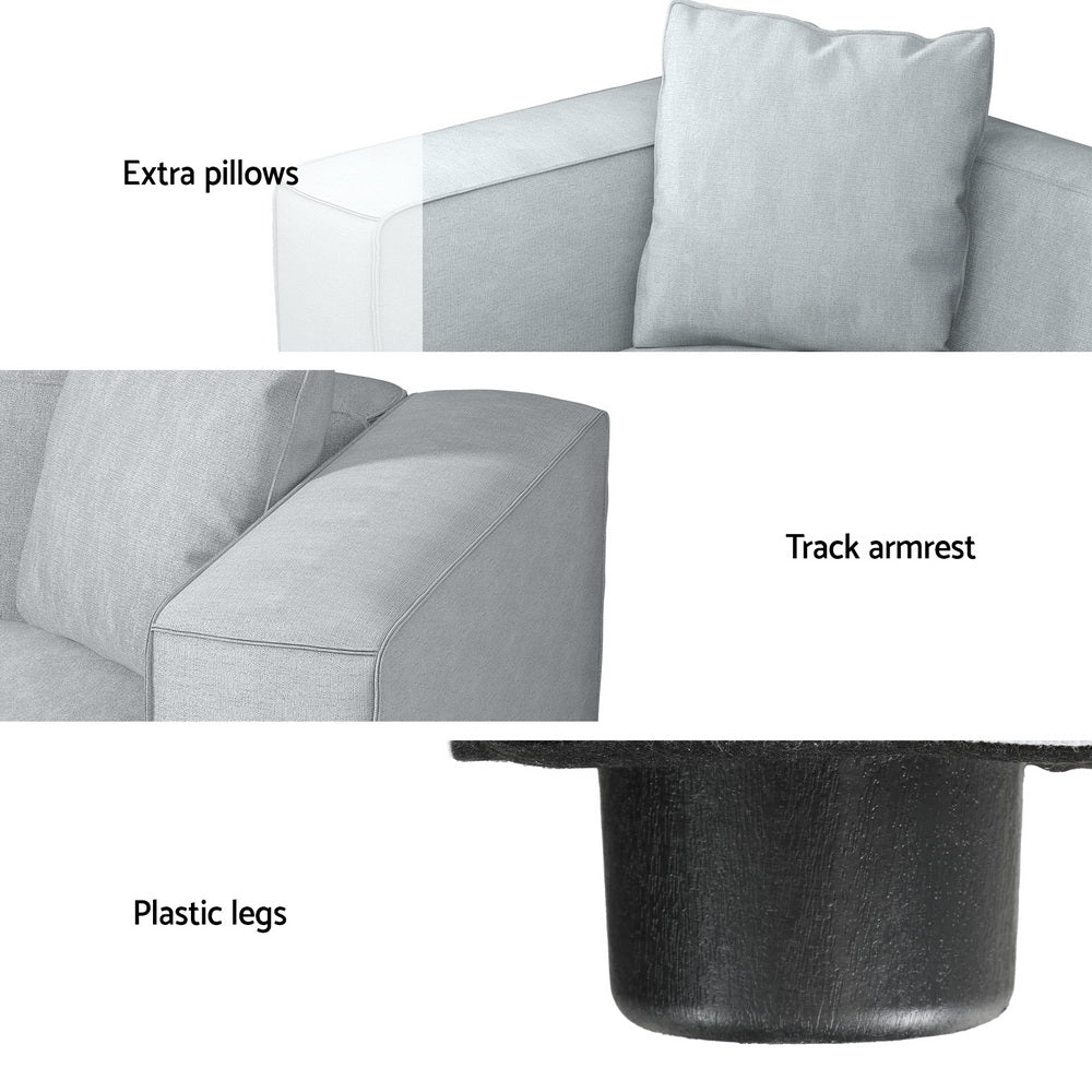 Armchair - Sofa Seat - Grey | STripleB