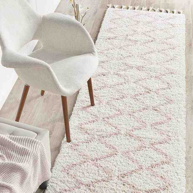 Saffron 11 Pink Runner by Rug Culture - 300X80CM - STripleB