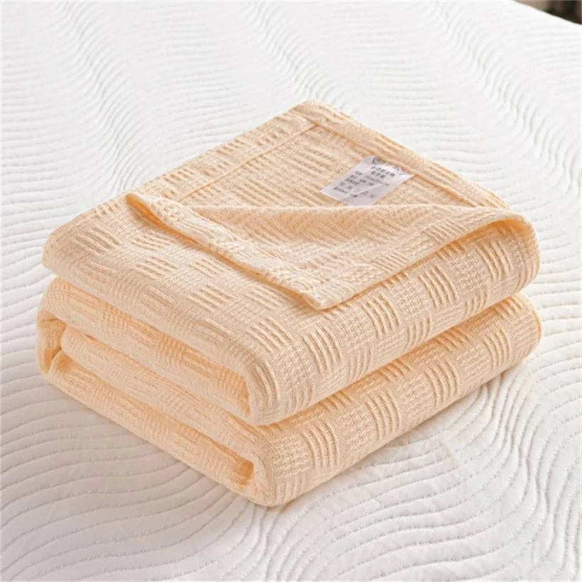 100% Cotton Throw Blanket - STripleB