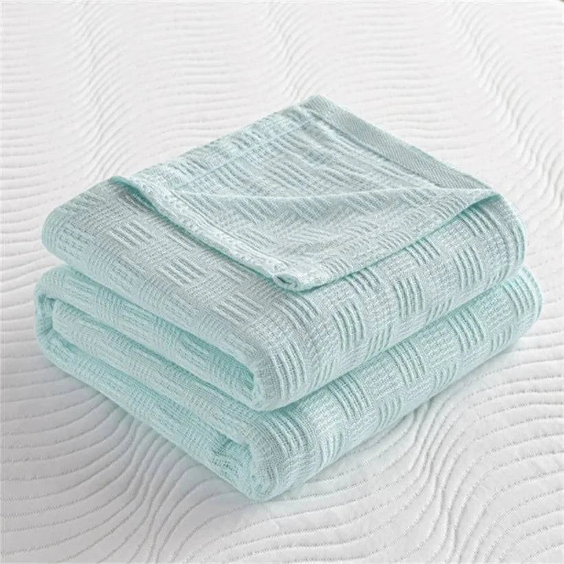 100% Cotton Throw Blanket - STripleB