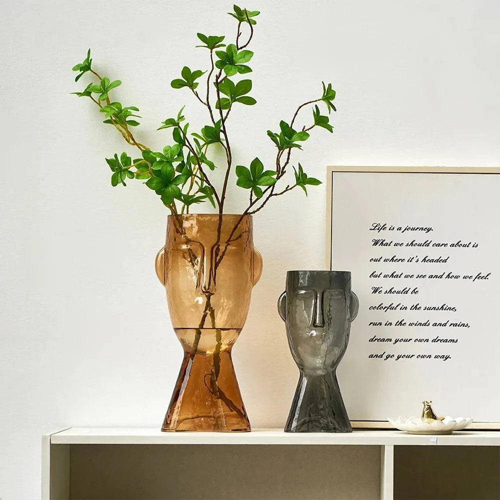 Face Glass Transparent Terrarium Vases - STripleB