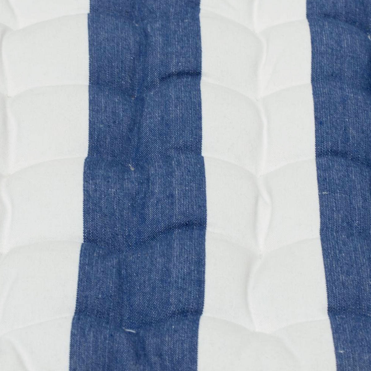 Set of 2 Outdoor - 100% Cotton Chair Pads - 40 x 40 cm - STripleB