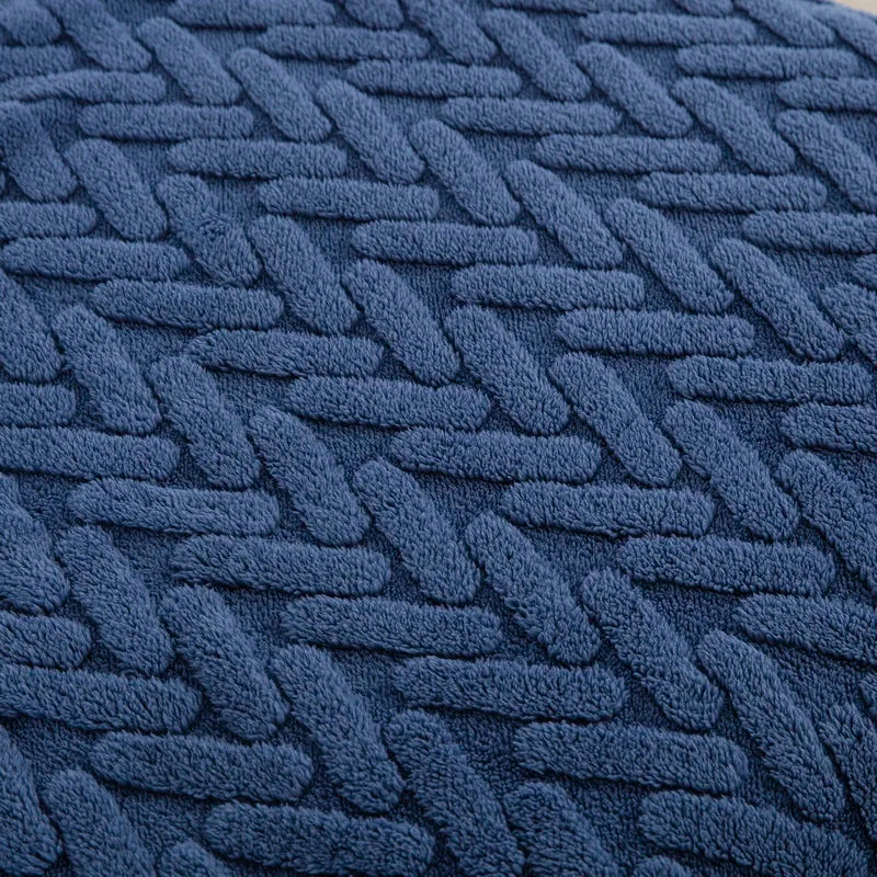 Soft Plush Blankets for All Seasons - Navy Blue - Pattern - STripleB