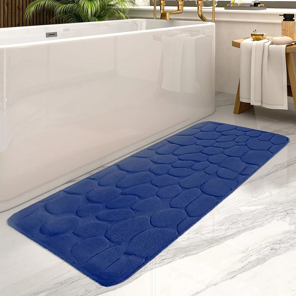 Ultra Absorbent Long Bathroom Floor Mat Anti-Slip Bathtub Rug for Home Decoration - STripleB