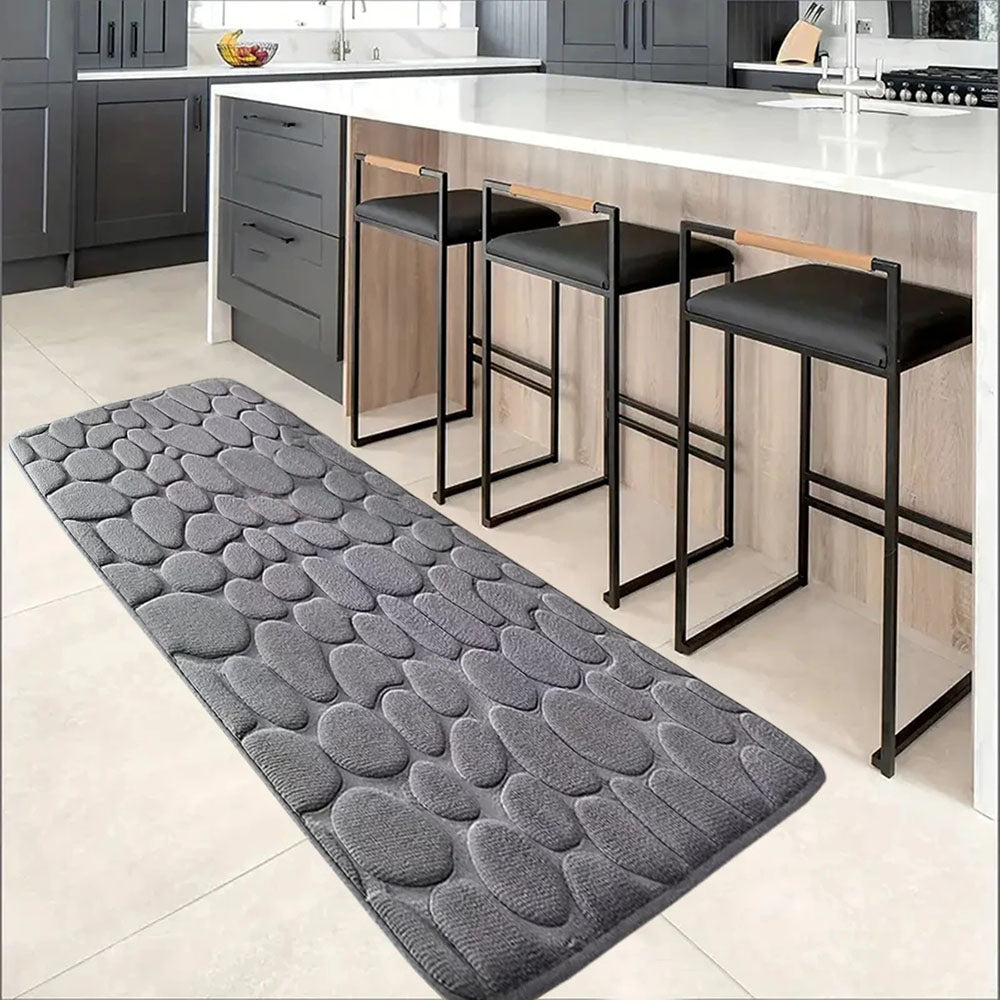 Ultra Absorbent Long Bathroom Floor Mat Anti-Slip Bathtub Rug for Home Decoration - STripleB