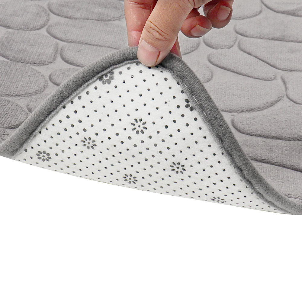 Ultra Absorbent Long Bathroom Floor Mat Anti-Slip Bathtub Rug for Home Decoration - STripleB