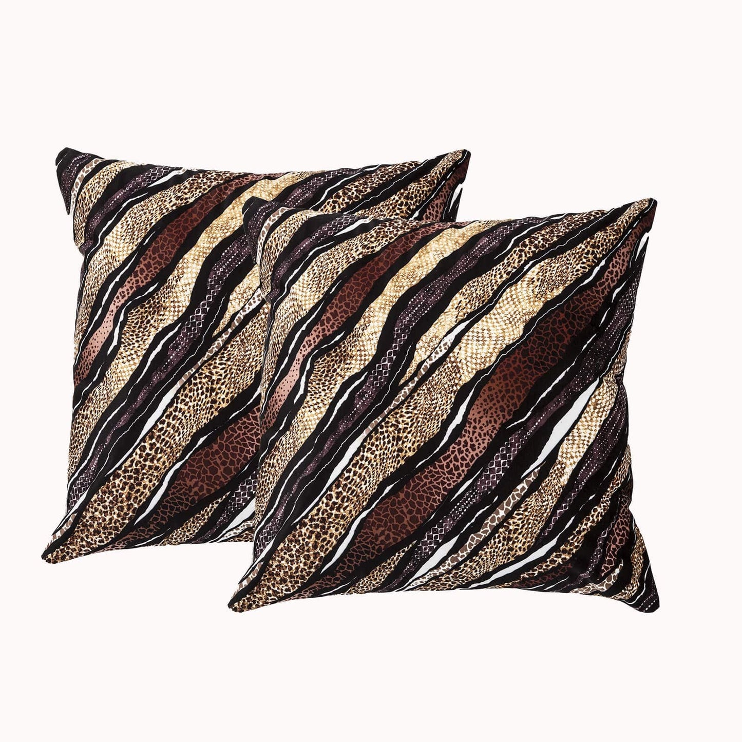 Skin Twin Pack Poly Velvet Printed Cushion - STripleB