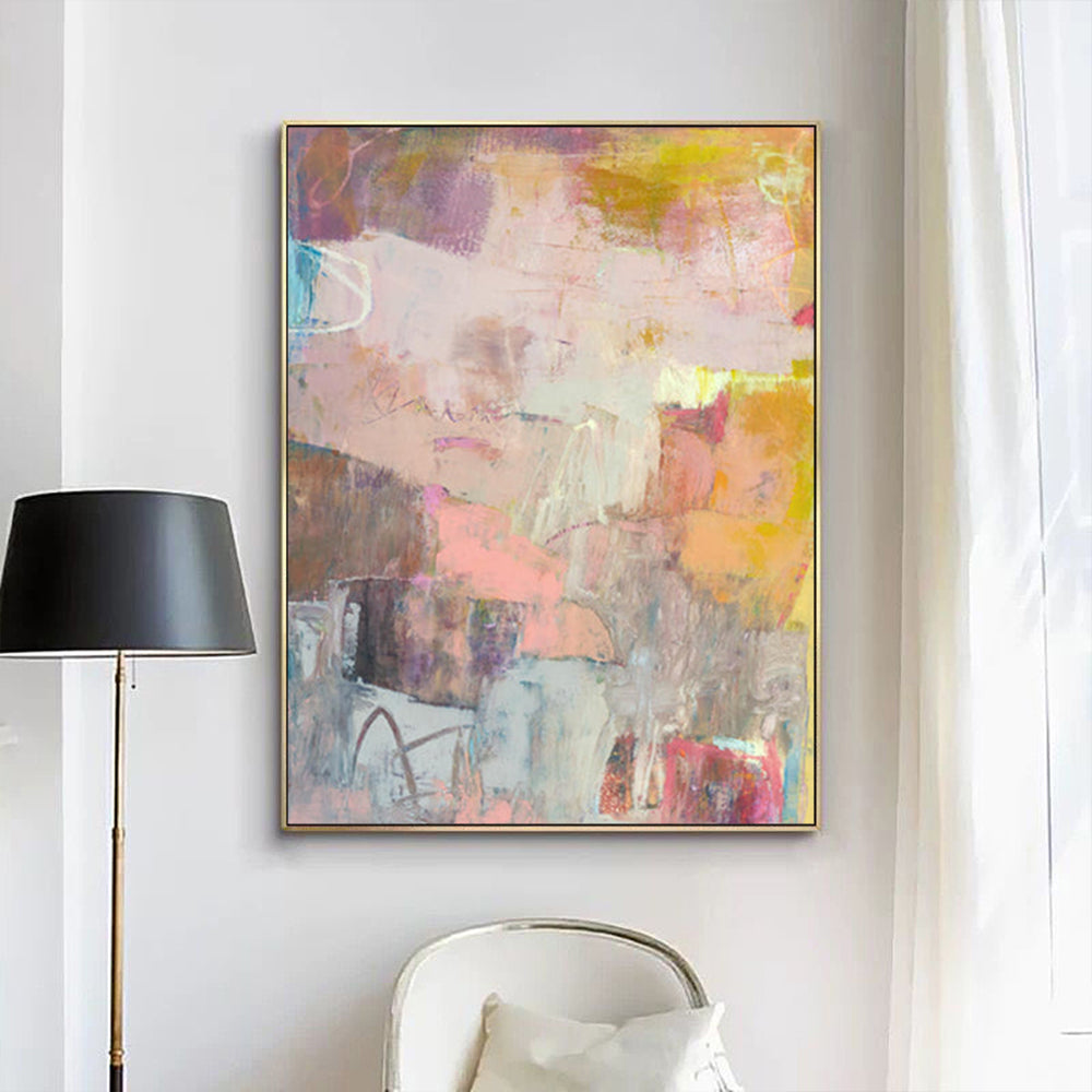 Lann II Gold Frame Canvas - 70cmx100cm - STripleB