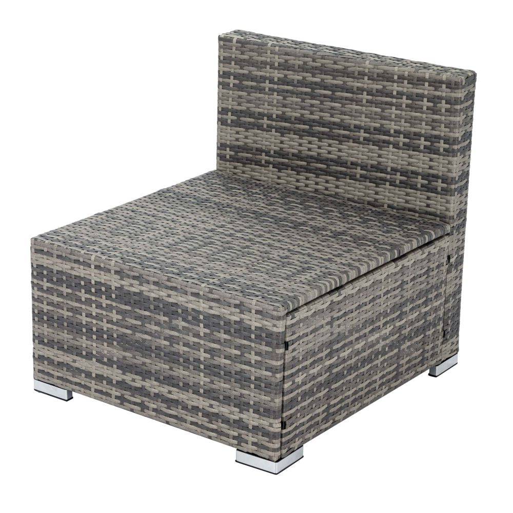 6PCS Outdoor Modular Lounge Sofa - Grey - STripleB