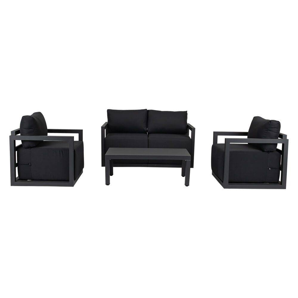 Alfresco Outdoor Lounge Set – White - STripleB