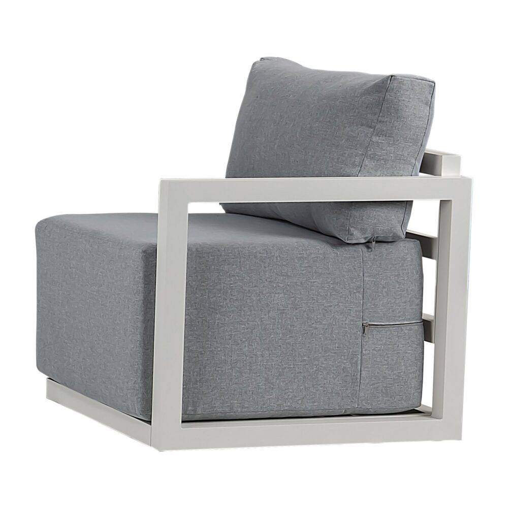 7-Seat Garden Lounge Set – White - STripleB