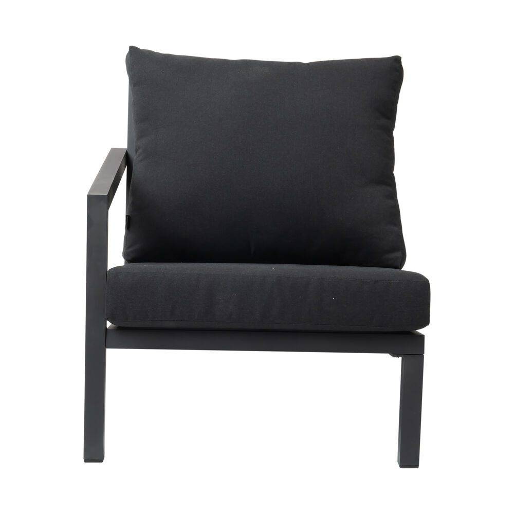 5 PCS - Aidan Garden Furniture Set - Slate Grey - STripleB