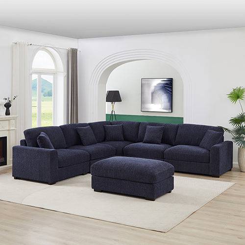 Corner Sofa - Padded Seat - Wooden Frame - STripleB