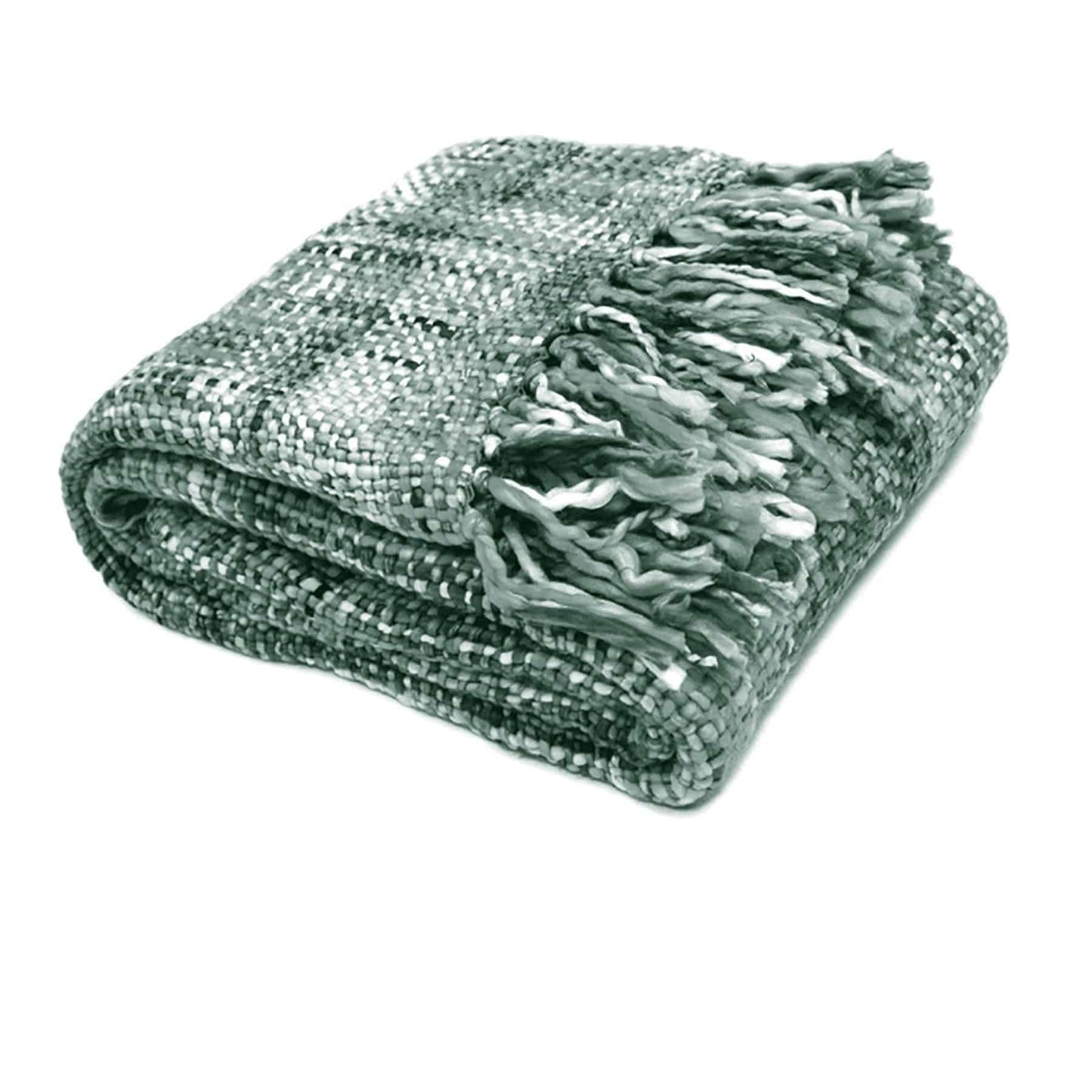 Soft Knitted Weave Throw - 127x152cm - STripleB