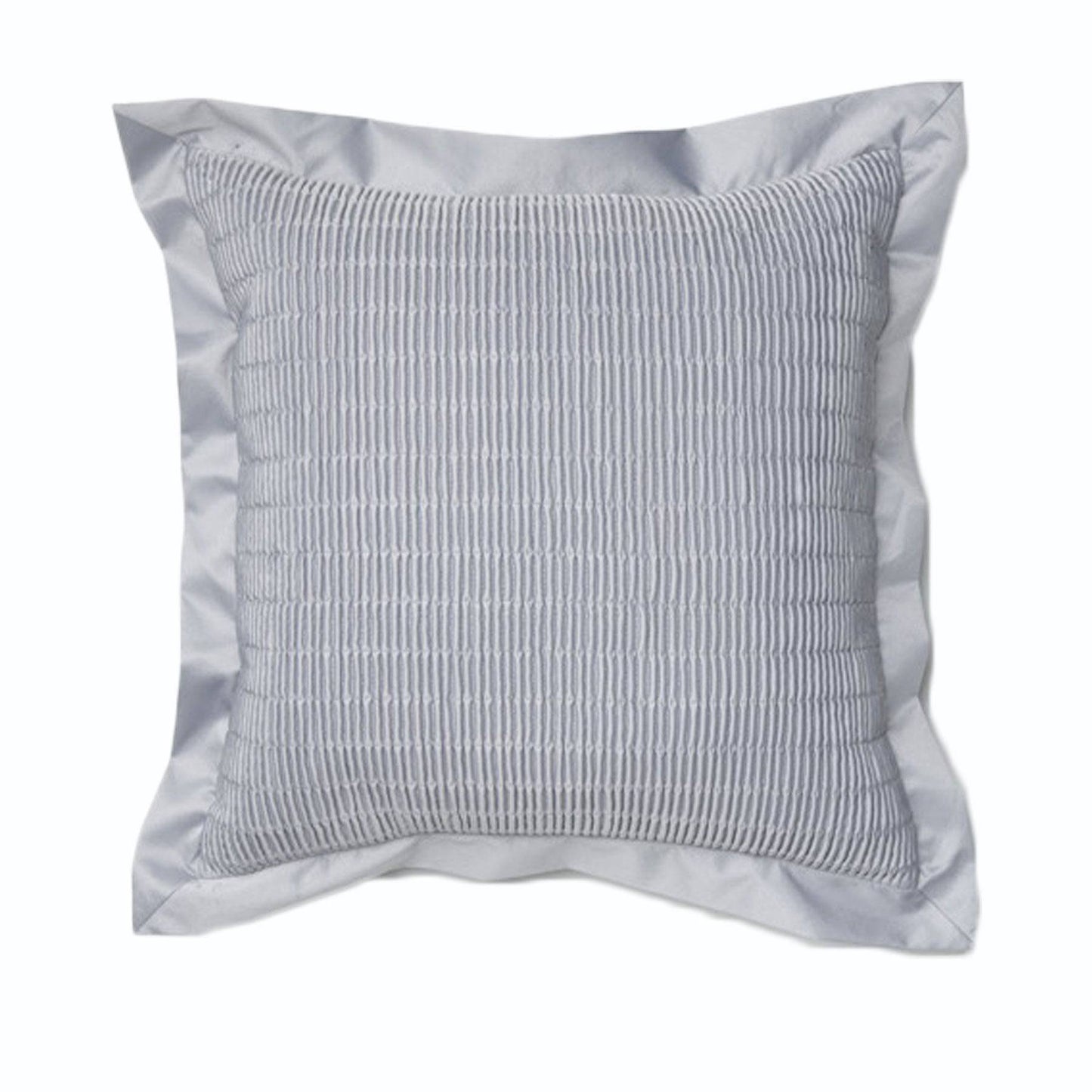 Morocco Quilted Filled Cushion - Silver - STripleB