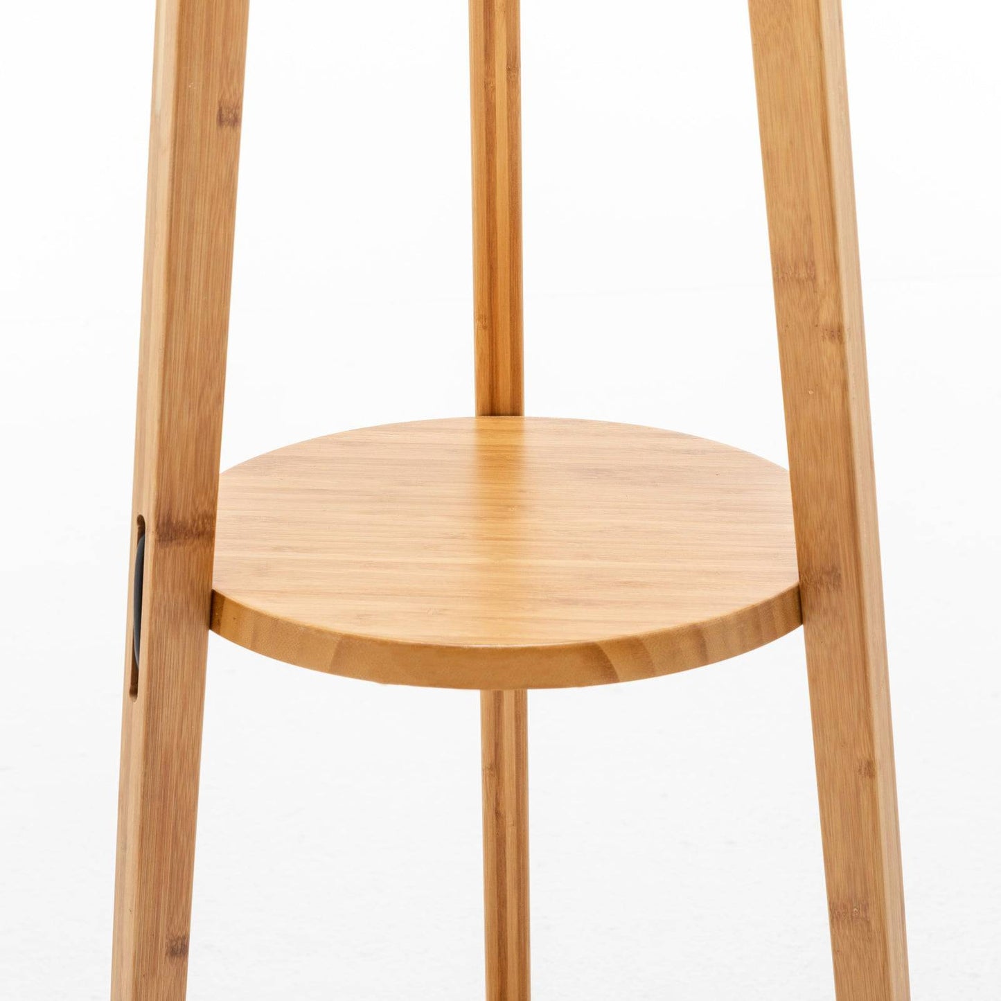 Large Bamboo Wooden Tripod Floor Lamp Light - STripleB