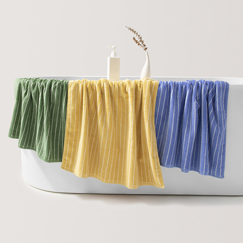 Blue - Soft and Absorbent Cotton Towel Set - STripleB