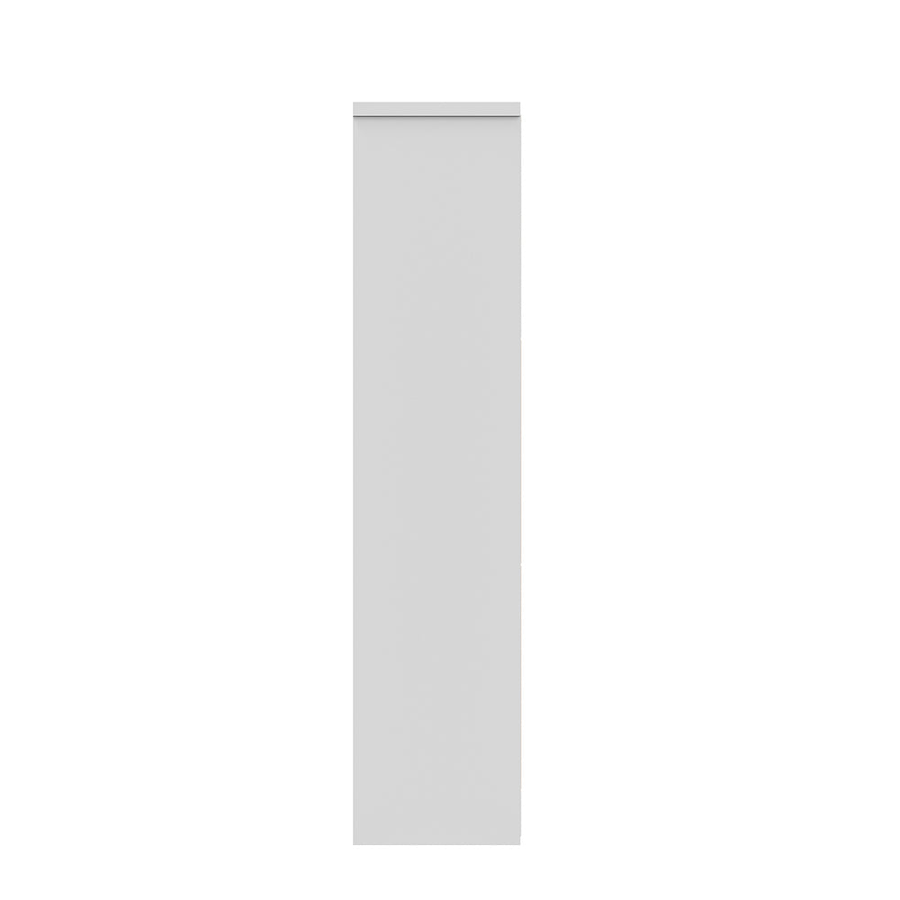 White Bookshelf Display Shelves Storage Organizer Unit - STripleB