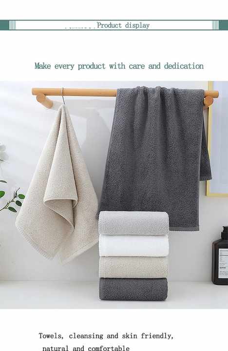 White - Premium Cotton Towel Set - 6 Pieces - STripleB