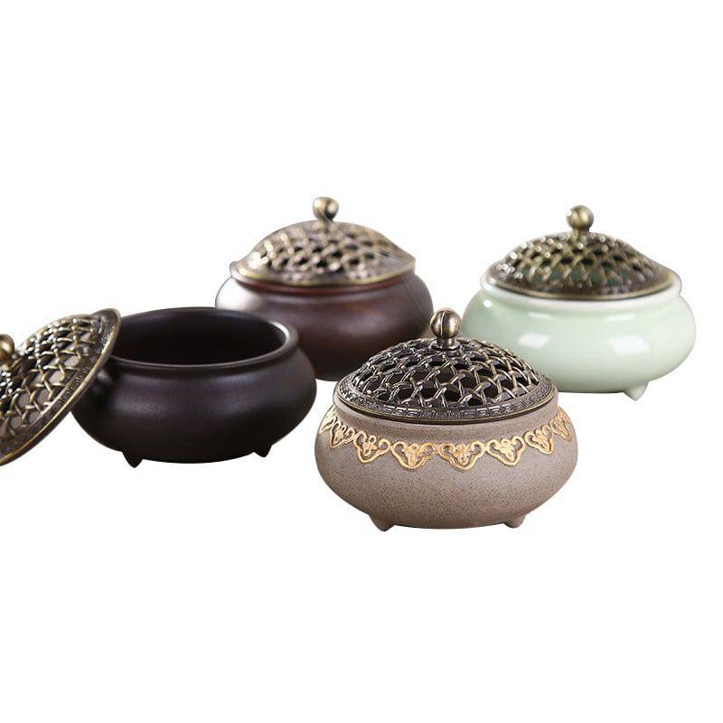 Ceramic Three-legged Incense Burner - STripleB 