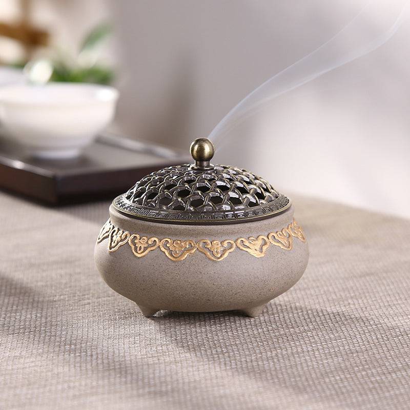 Ceramic Three-legged Incense Burner - STripleB 