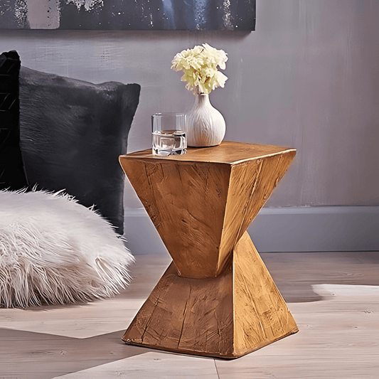 Concrete Accent Nordic Sofa Side End Table Pedestal_1 - STripleB