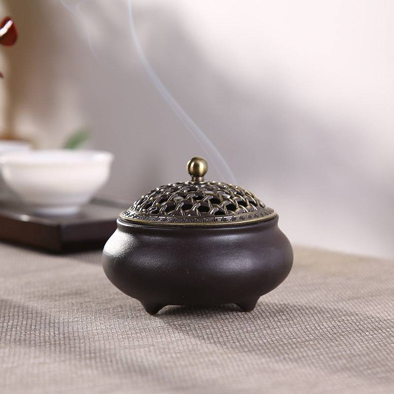 Ceramic Three-legged Incense Burner - STripleB 