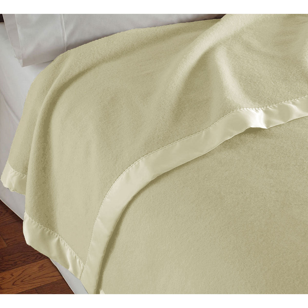 400GSM Luxury Wool Blanket Cream Queen - STripleB