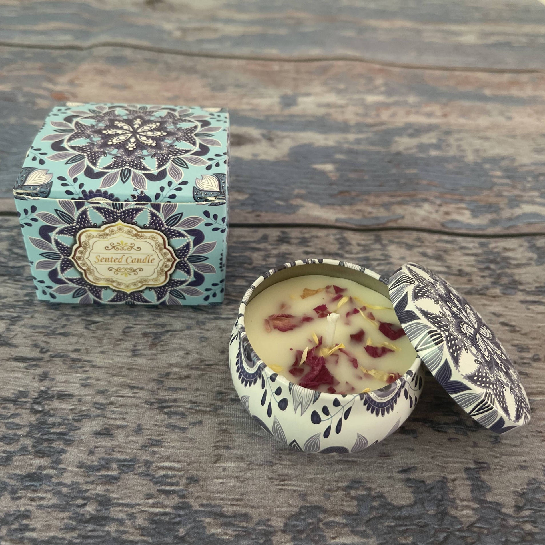 4 Soy Wax Candle Set - Violet - STripleB