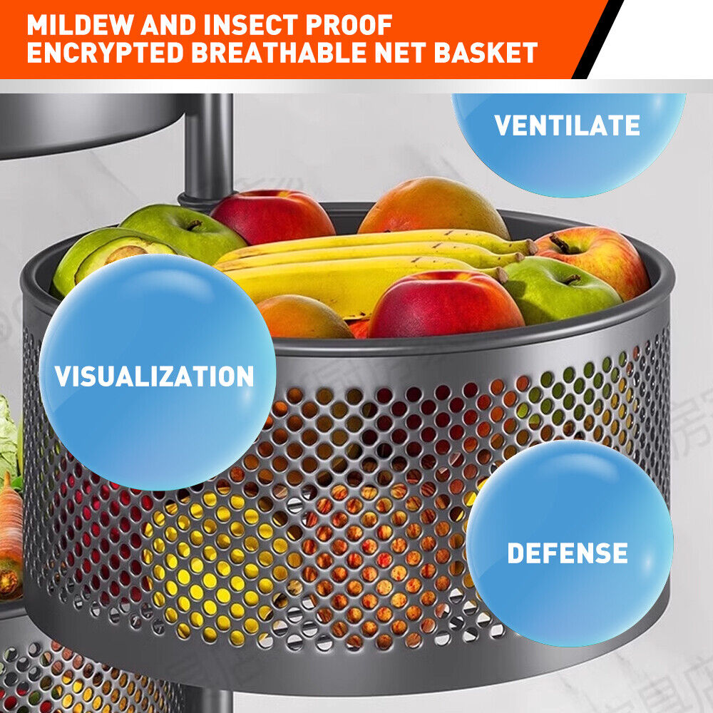 5 Tiers - Storage Trolley Cart - STripleB