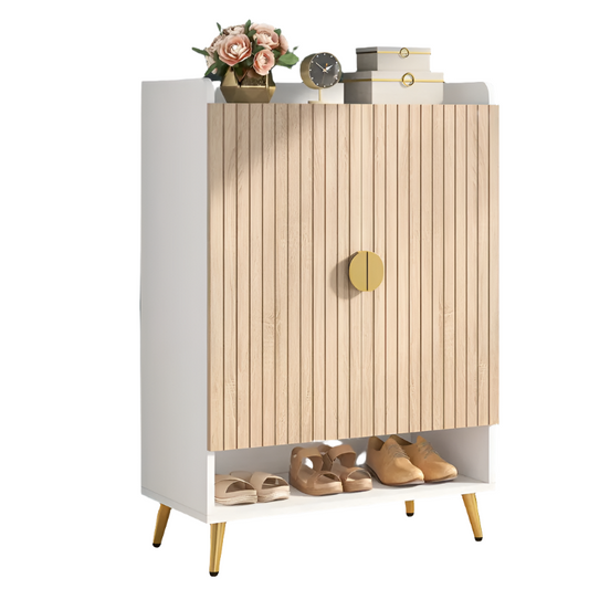 7-Tier - Shoe Storage Cabinet with Adjustable Shelves - STripleB