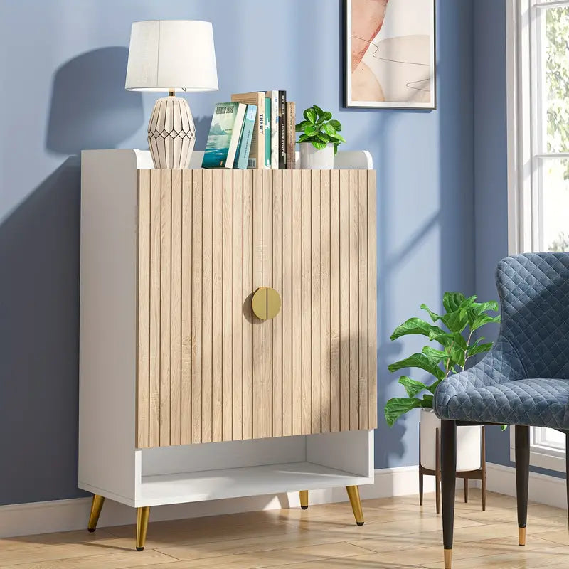 7-Tier - Shoe Storage Cabinet with Adjustable Shelves - STripleB