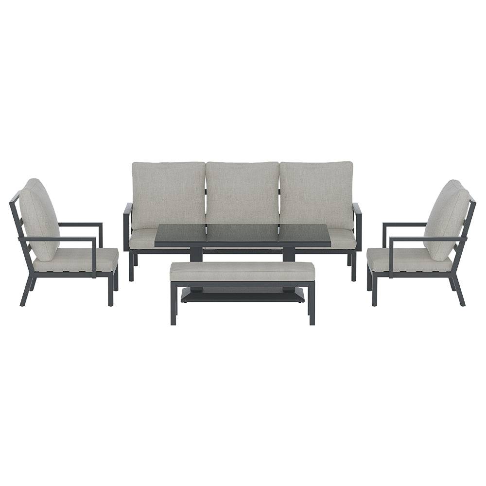 5-Piece Outdoor Furniture - Sofa 7-Seater - STripleB 