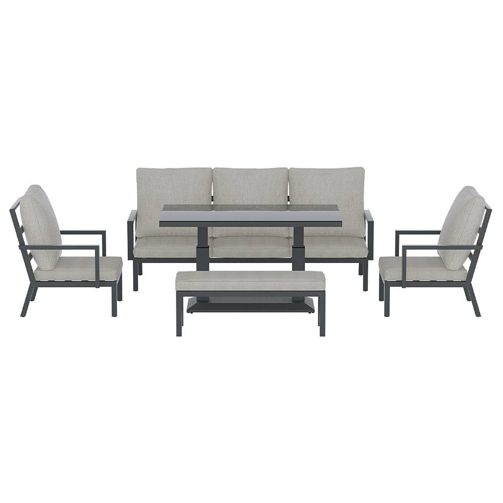 5-Piece Outdoor Furniture - Sofa 7-Seater - STripleB 