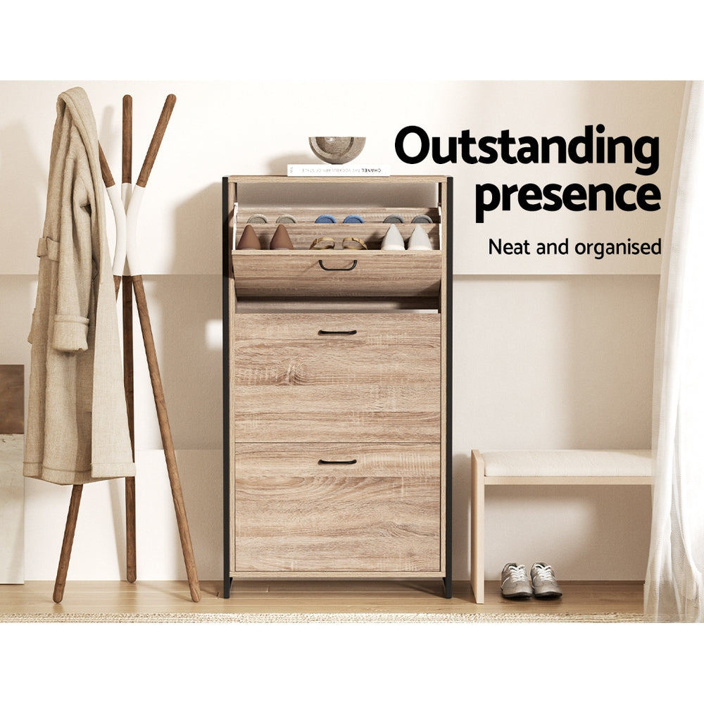 Artiss - Shoe Rack Cabinet - StripleB