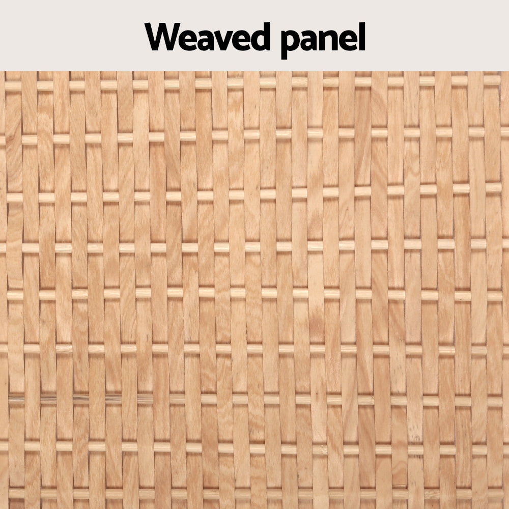 Artiss Laundry Hamper Bathroom Storage Cabinet Wooden Organiser Bag Clothes - STripleB