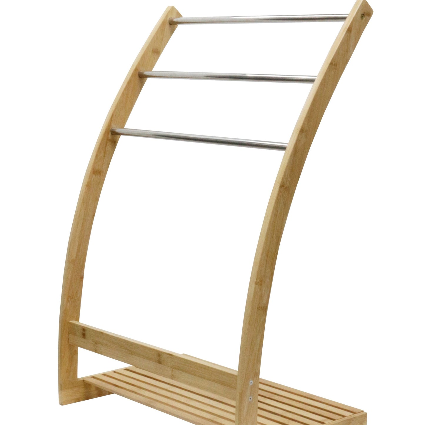 Bamboo Towel Rack - 3-Tier (85 H x 35 W x 57) - STripleB
