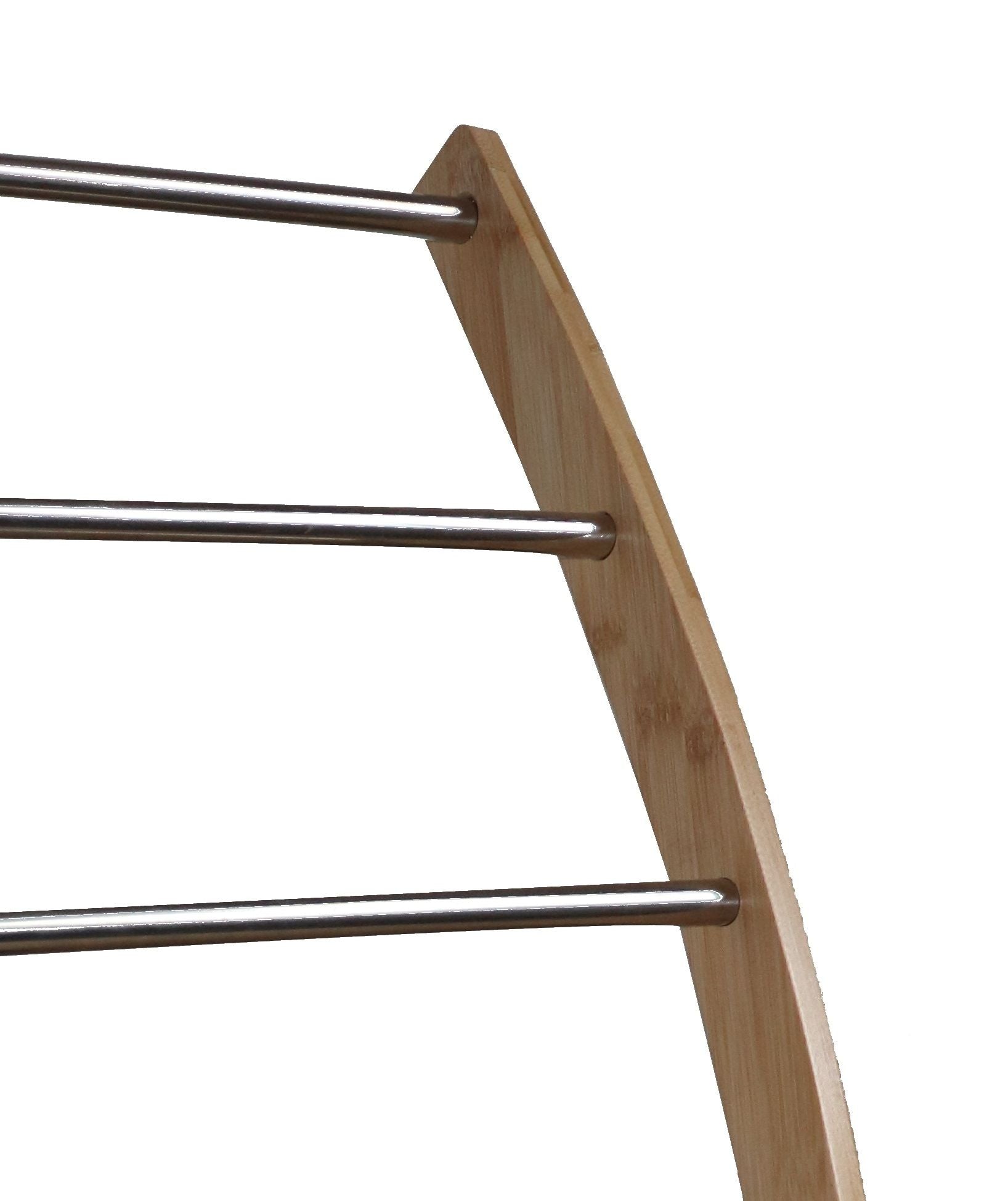 Bamboo Towel Rack - 3-Tier (85 H x 35 W x 57) - STripleB