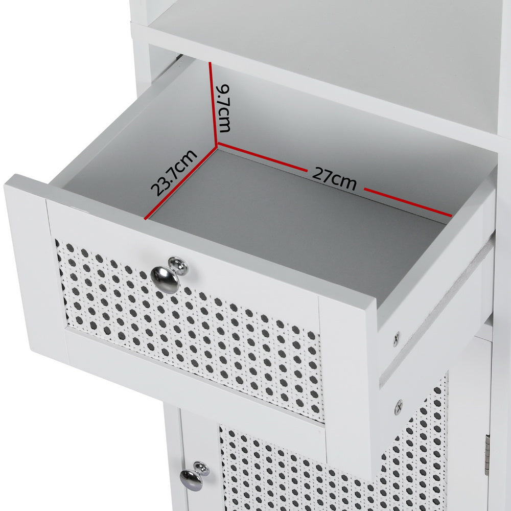 Bathroom Cabinet Storage - 161cm - White - STripleB