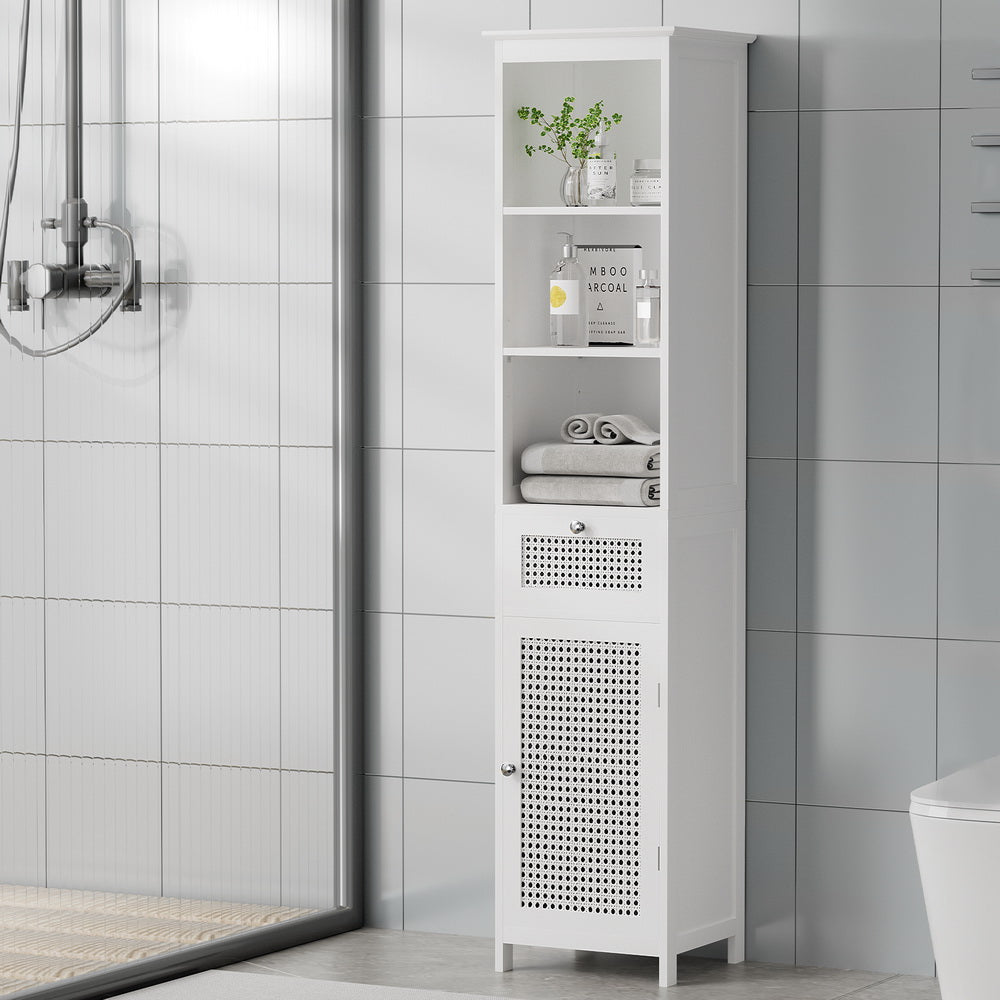 Bathroom Cabinet Storage - 161cm - White - STripleB