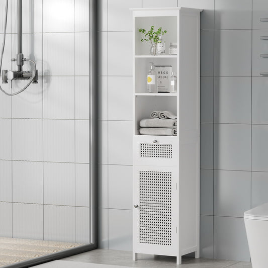 Bathroom Cabinet Storage - 161cm - White - STripleB